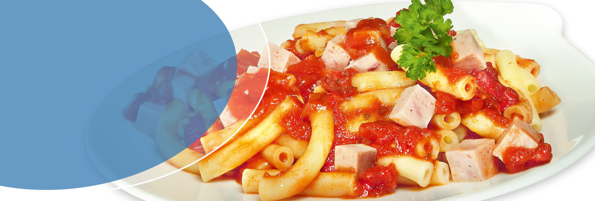 Makkaroni mit Tomatensauce und Jagdwurst - LeRo Food GmbH &amp; Co. KG
